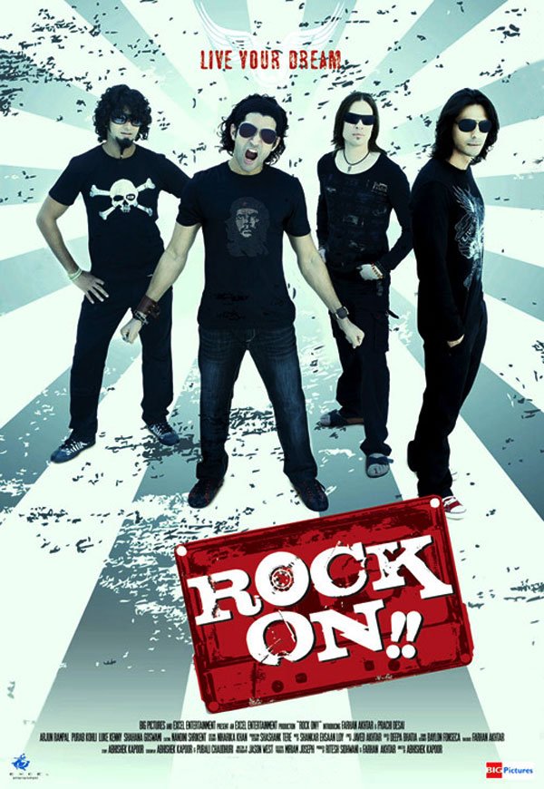 Rock On Movie Poster - Large