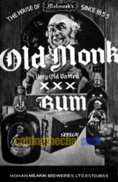 Old Monk ad from 1969
