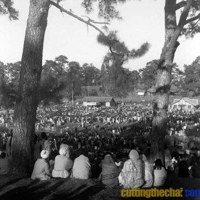 Sardar Vallabh Bhai Patel addressing a public meeting in Shillong (January 1948)