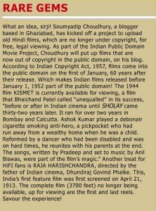 Cine Blitz on The India Public Domain Movie Project