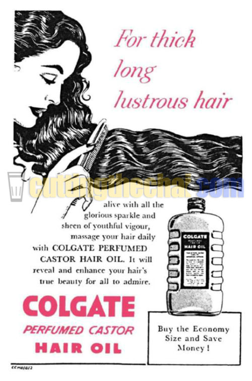 Colgate Castor Oil advertisement