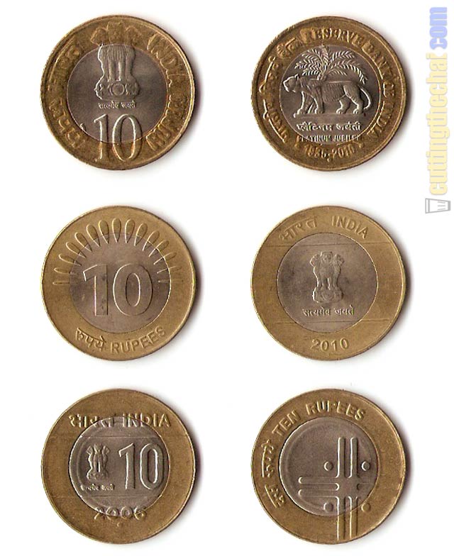 So the leaked Rs 10 coin design with the new rupee symbol was a fake