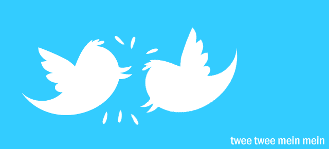 Twitter bird fight