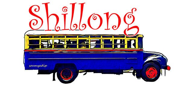 Classic Shillong city bus