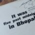 It was five past midnight in Bhopal